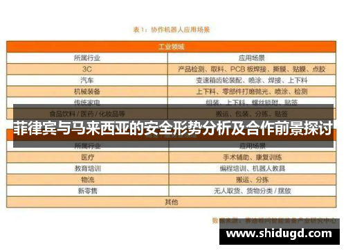 菲律宾与马来西亚的安全形势分析及合作前景探讨